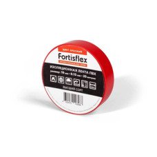 Изолента ПВХ 19х0.15х20 красная (Fortisflex)