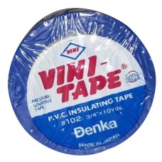 Японская Изолента ПВХ синяя Vini Tape